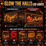 Kairven Animated Christmas Curtain Lights