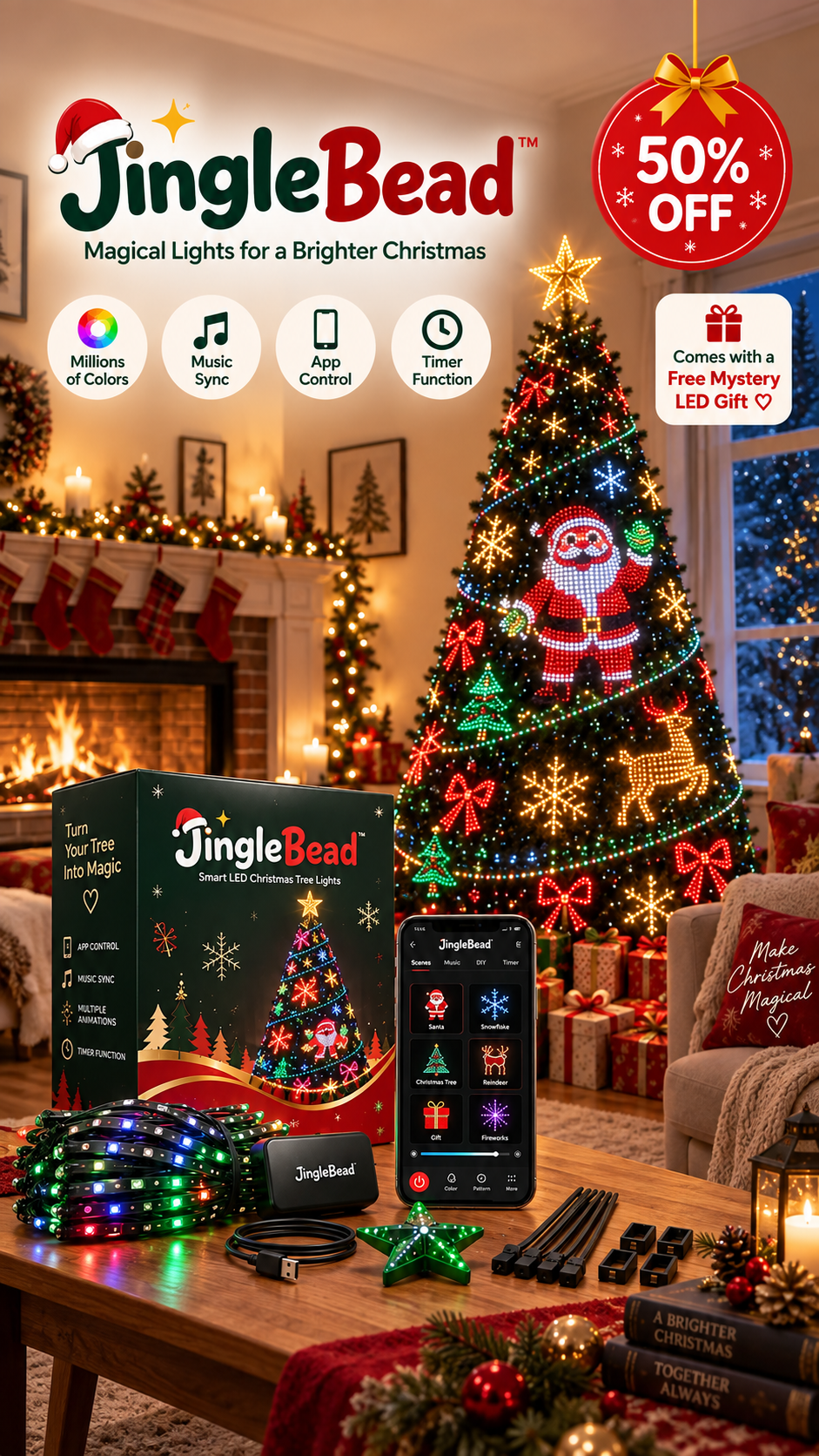 Kairven Christimas Tree LED Lights