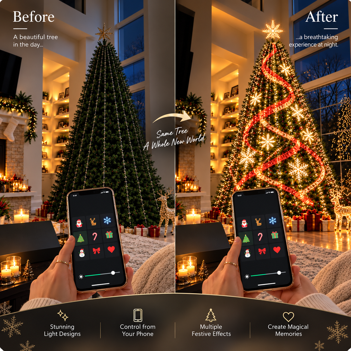 Kairven Christimas Tree LED Lights