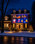 Kairven Animated Christmas Curtain Lights